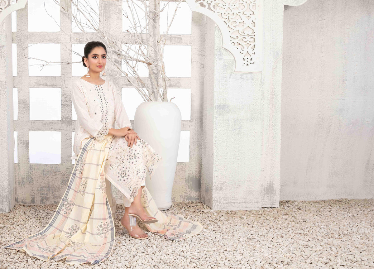 Mabel Fancy Lawn Collection 2025 By Tawakkal Fabric
